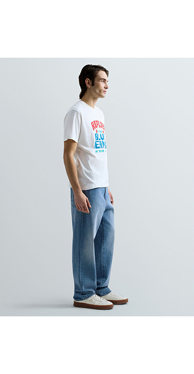ベーシックジャージーヘリテイジプリント Tシャツ 詳細画像